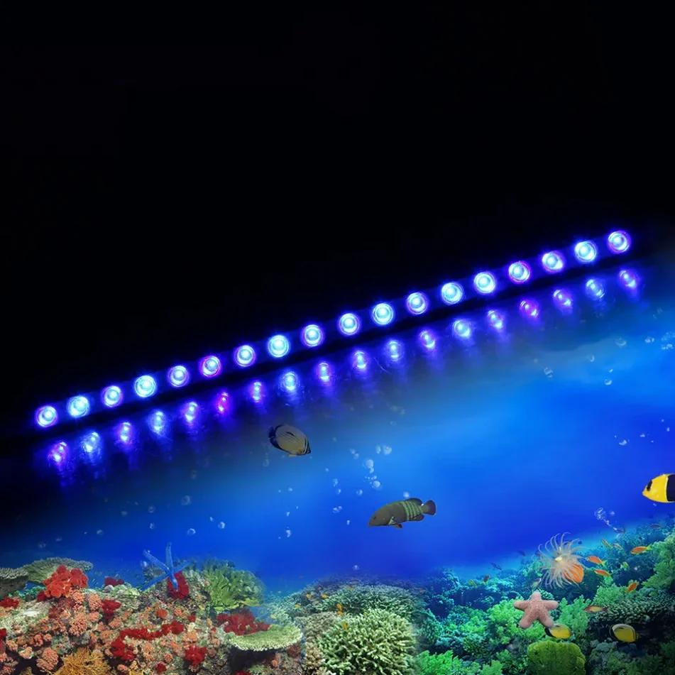 Marine Aquarium Light 60/90/120cm customized spectrum reef fish plants tank dimmable timing led aquarium coral reef light