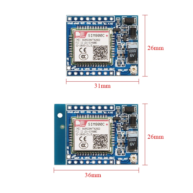  Макетная плата SIM800C модуль GSM