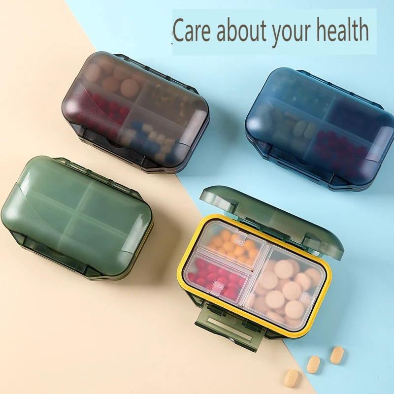 10 grids pill cases waterproof container box portable pocket holder dispenser for different medicines