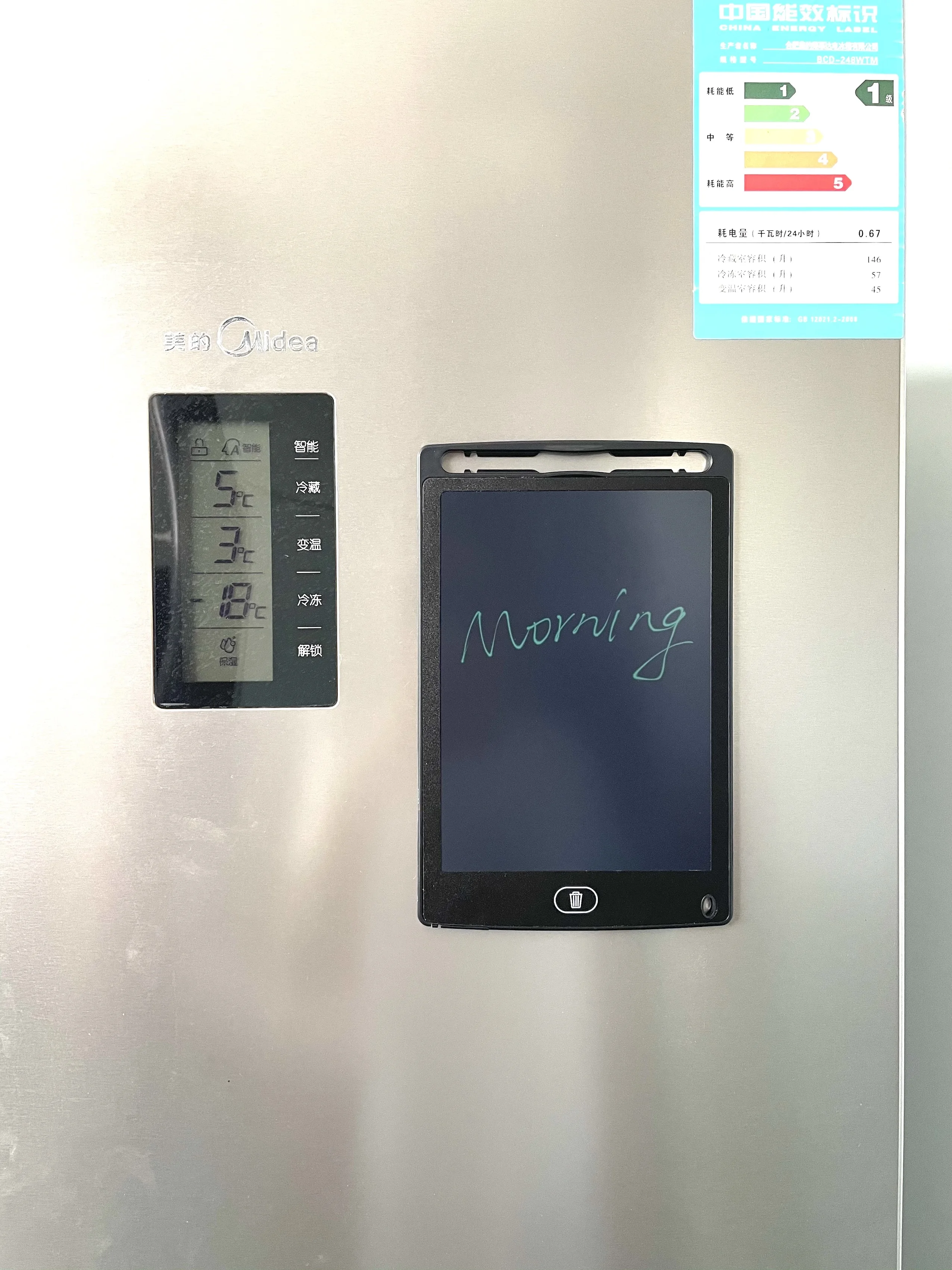 8.5 inch Customized Magnetic writing pad for Kitchen Fridge, magnetic menu planner writing board