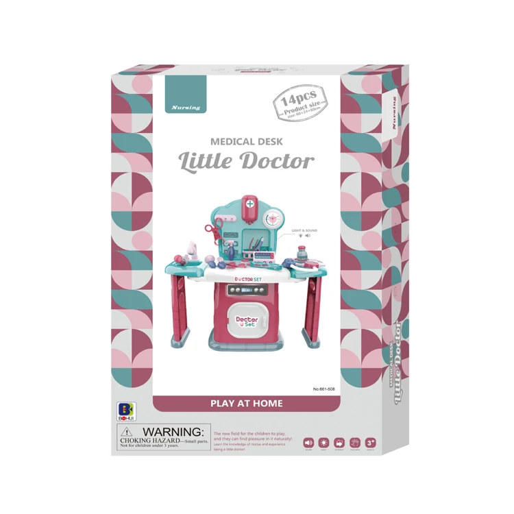 Набор игрушек для ролевых врачей для детей, медицинский стол с водопроводным краном