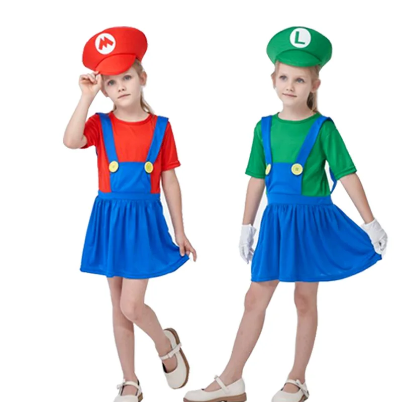 Cartoon Adult Children Role-Playing Clothes Super Brothers Halloween Costume Cosplay Family Suits