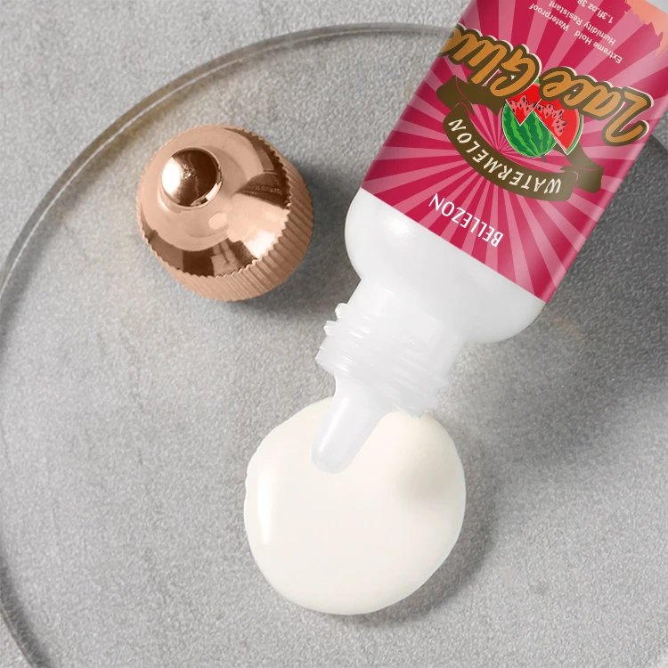 Bellezon Lace Glue Waterproof Sweat Resistant Watermelon Scent Super Hold Lace Glue Adhesive