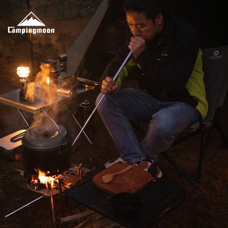 Outdoor Blowing Torch Adjustable Camping Torch Pocket Bellow Survival Tool Stainless Steel Collapsible Blowing Fire Stick