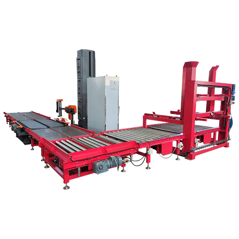 Jump Roller Triple / Three Strand Right Angle Transfer Conveyor Systems for Australian Standard 2-Way Pallet