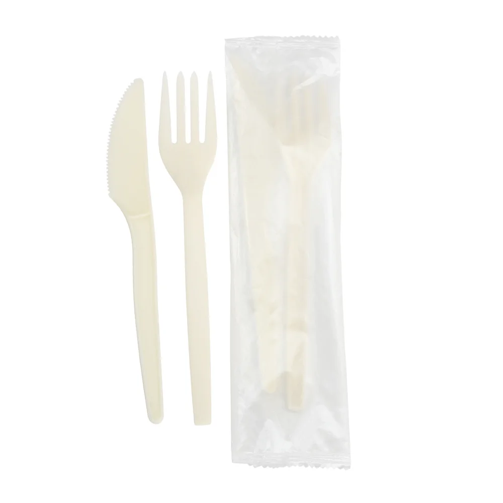 Quanhua Hot Sale Bulk Package Customized Spoon Fork Set Disposable Plastic Cutlery