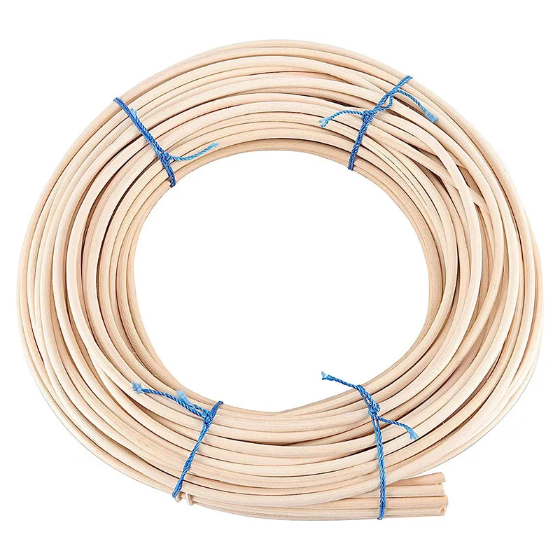 Rattan String Material Supplier Rotan Cane nucleo de vime Material Rattan Core Round Reed for Basket Weaving rattan decor