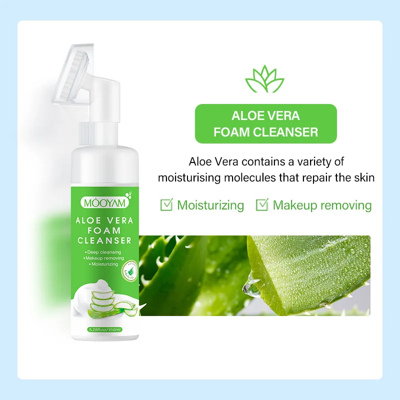 korea foam cleanser Blemish Clearing Moisturizer gentle skin green tea face wash Daily Care foam cleanser
