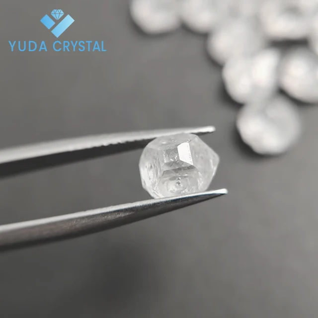 Оптовая продажа необработанный синтетический алмаз 1-7ct Hpht Cvd за карат