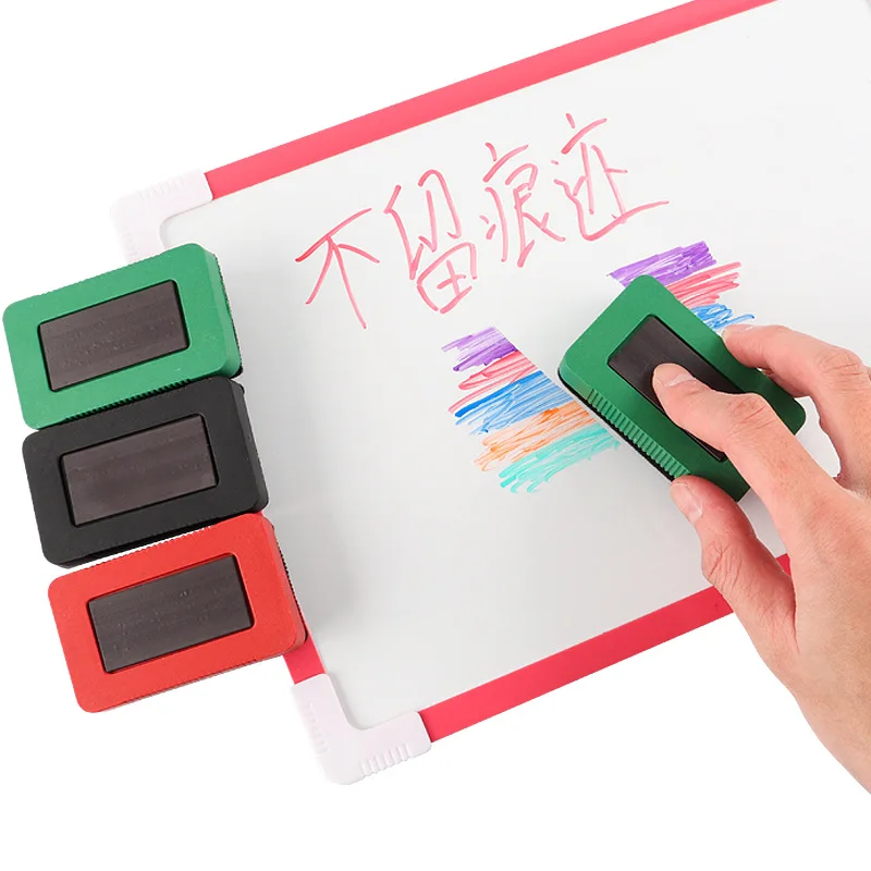 Custom Magnetic Blackboard Eraser Glass Board Dry Whiteboard Eraser Cleaner Eraser For Whiteboard