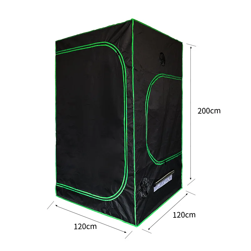 Гидропоника Mylar комнатная палатка для выращивания растений 120x120x200 см