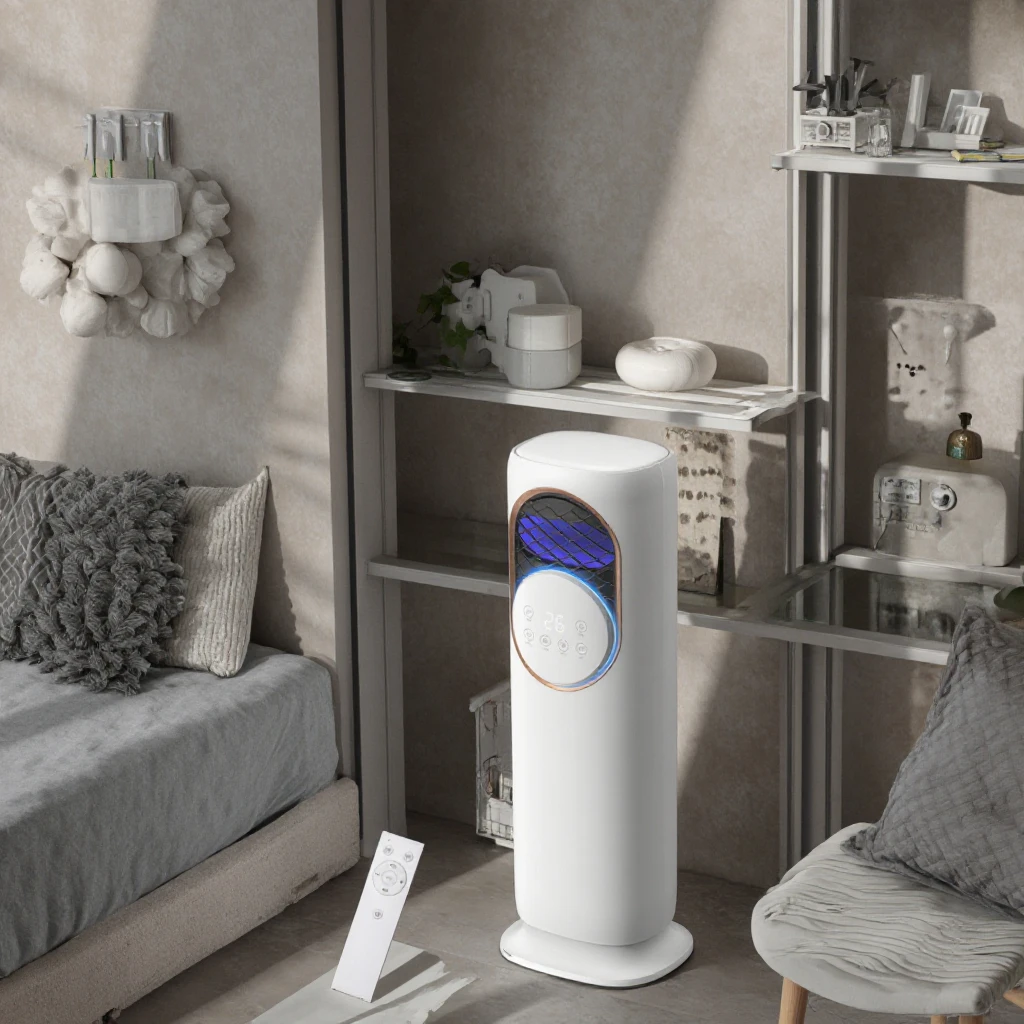 Mini air Conditioner Water-cooled air Conditioner Fan Multi-function Mobile Outdoor Heater