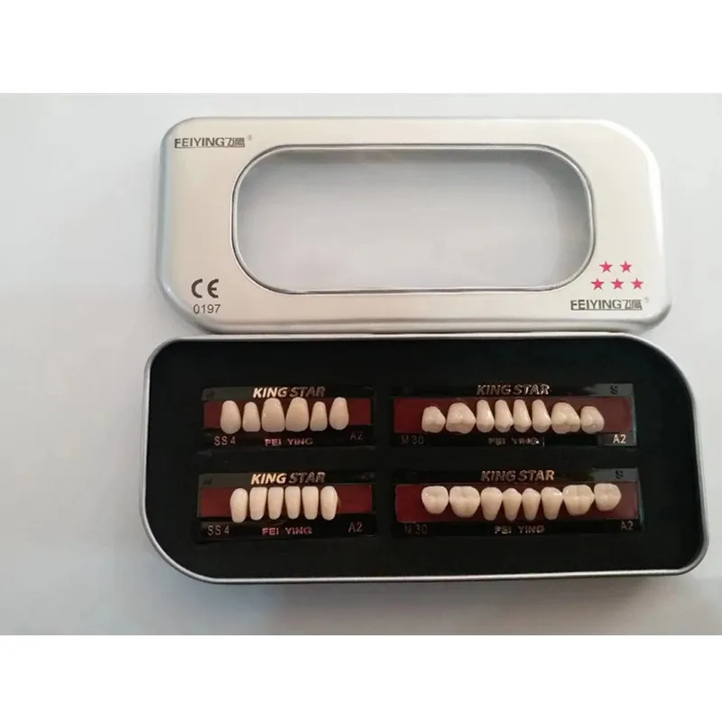 Factory Composite  Denture Teeth Dental  Acrylic Teeth Set Synthetic Resin Teeth for Sale ISO CE