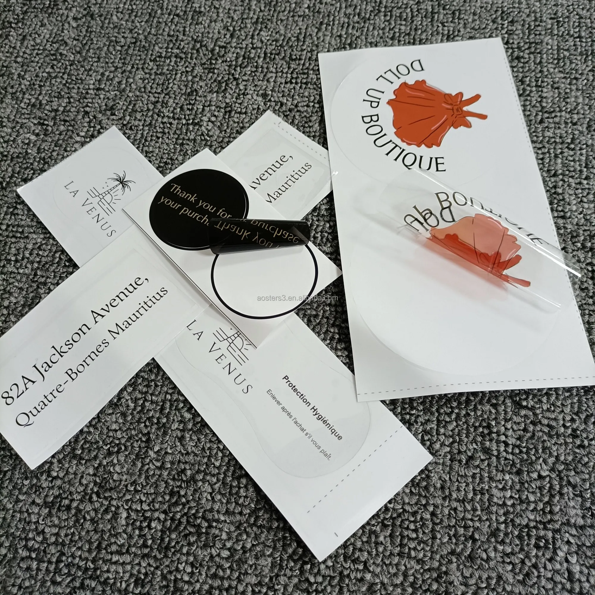 100-500 шт., винтажные наклейки из крафт-бумаги