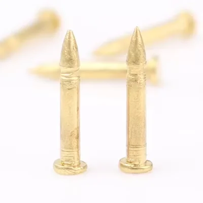 2.0*8 mm Raw Brass Pin for Brooch Clasps