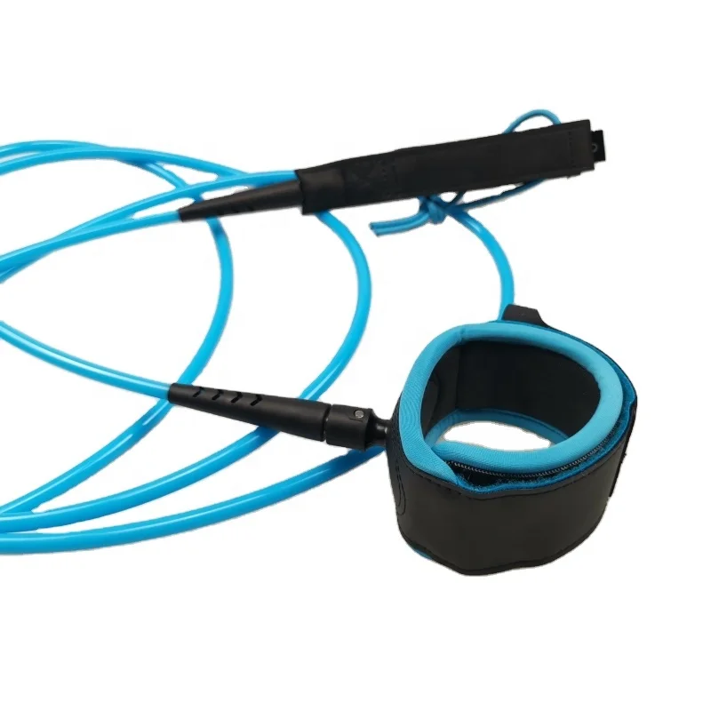Surf Leash Costom Tow Rope Surf Big Wave Ski Waterproof Summer Beach Adjustable Wax Leg Rope Surfing Leash
