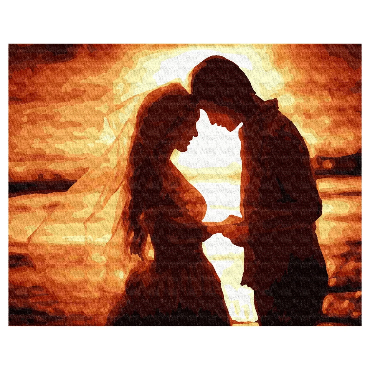 paint boy G432 Nice sunset decorative painting adult diy painting couple oil painting by numbers