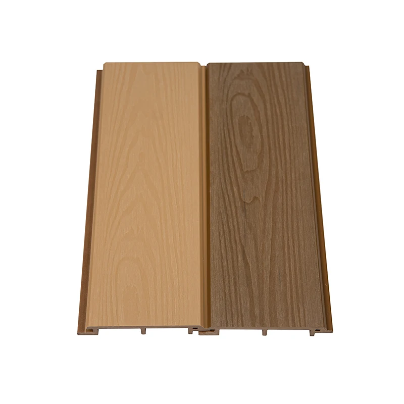 UV-resistant Luxury Exterior Wall Cladding Outdoor Composite WPC PVC Plastic Waterproof