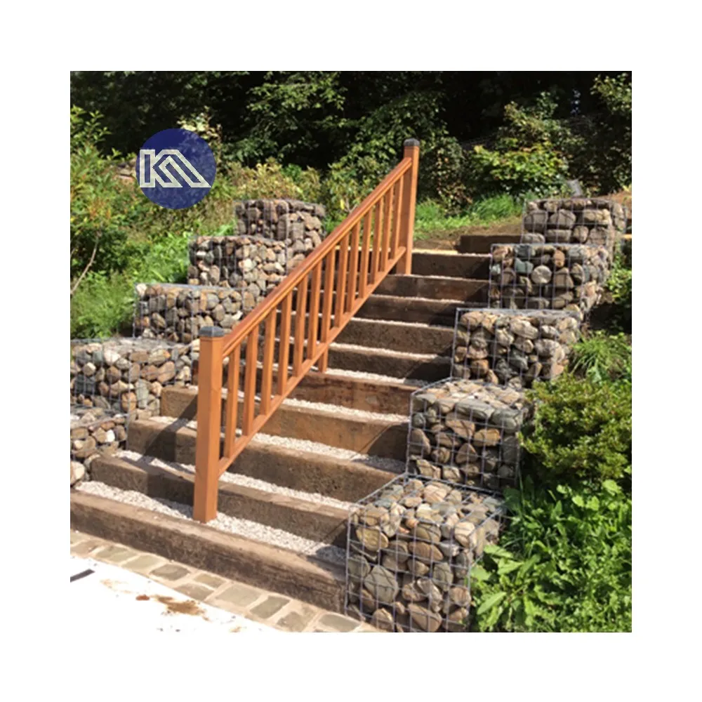 Superior Quality Bending Stone Wall Retaining Lattice Wall Slope Protection Garden Fence Welded Gabion Fence Iron Wire Mesh