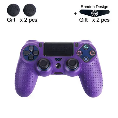 Data Frog Anti-slip Silicone Cover Case For SONY Playstation 4 PS4 Controller Rubber Case For PS4 Pro Slim Gamepad