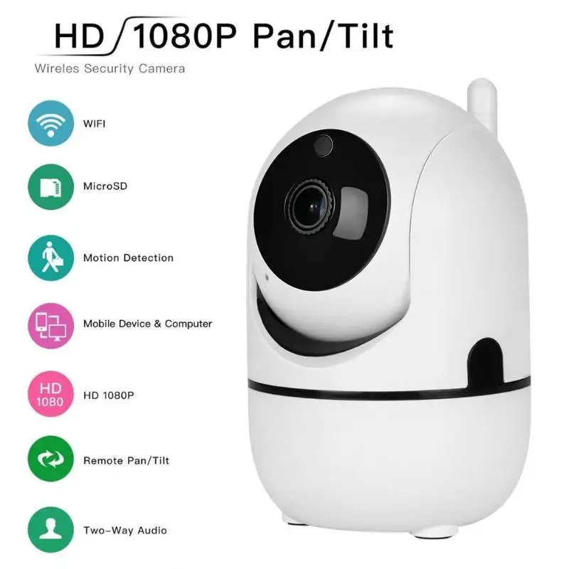
Smart Home Security Surveillance 1080P Cloud IP Camera Auto Tracking Network WiFi Camera Wireless CCTV YCC365 PLUS 