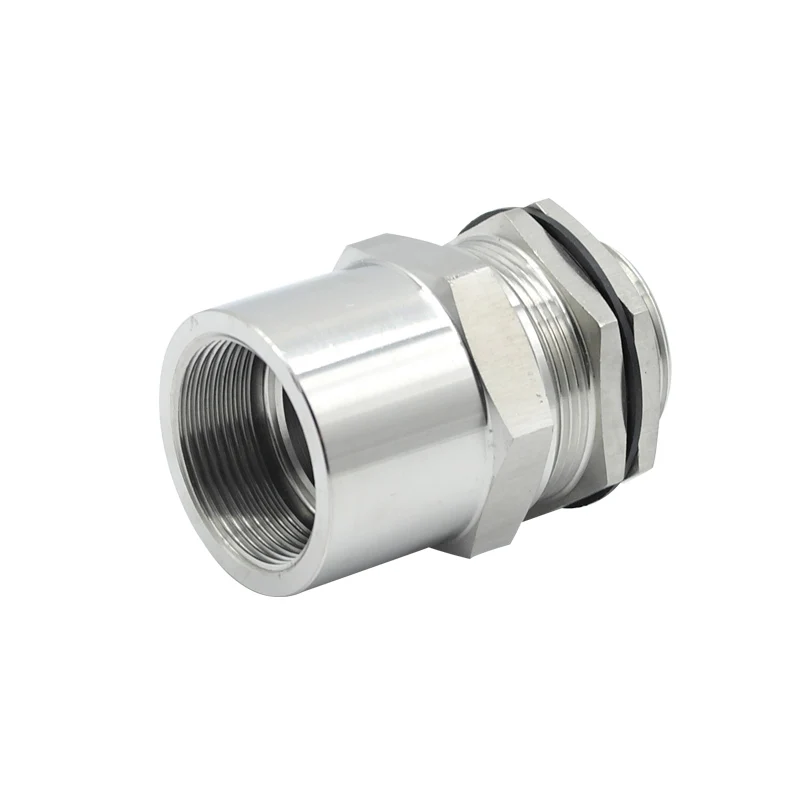 Manufacturer Supply High Quality Stainless Steel Waterproof And Explosion-proof Stuffing Steel Pipe Wiring Type Cable Gland