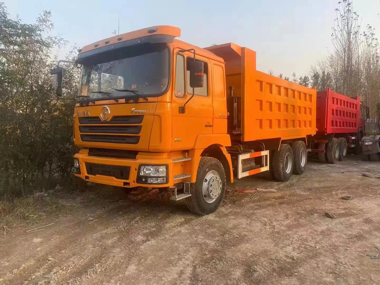 high performance F3000 Left Right Drive Customize Used Shacman Tipper Dump Truck