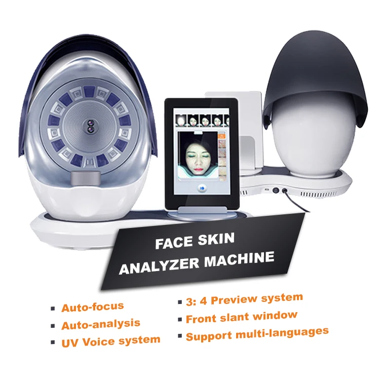 Sales 2023 wholesale skin testing analysis machine/facial skin analyzer/skin scanner mirror skin analyzer