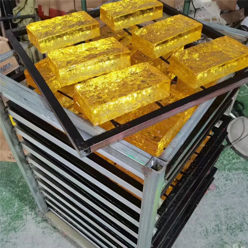 Customize wall decorative glass brick ultra clear glass brick solid building glass block