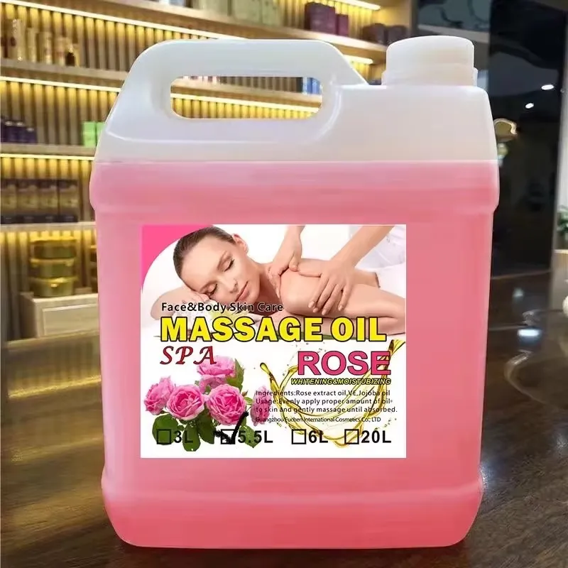 Customize Private Label 5.5L Seabuckthorn Seed Oil  Face Body Skin Care Oil For Spa Massage Essential Oils