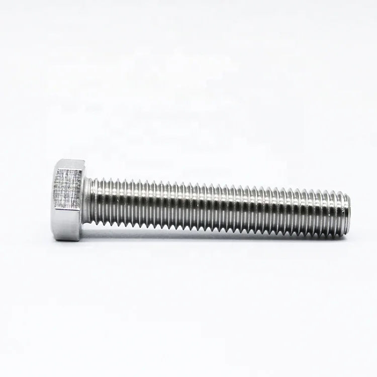 DIN933 Stainless Steel 304 Full Thread hexagon bolt a2 fastener m6 hex bolt (85mm-150mm)