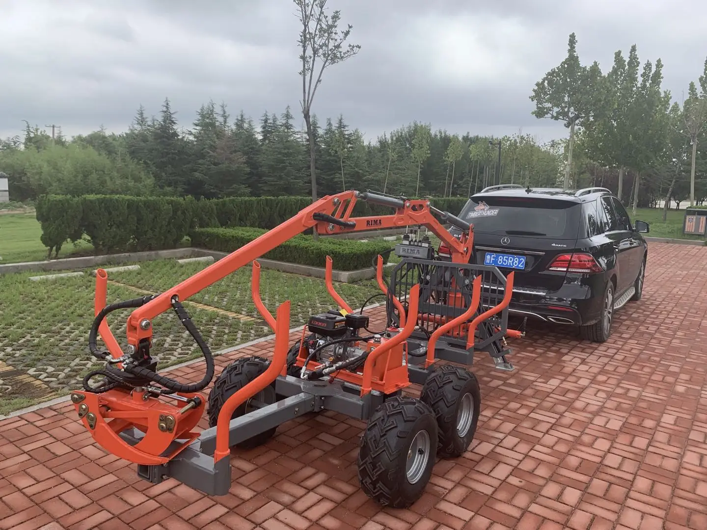 High Quality Atv Tow Behind Trailer ATV Tipping Rrailer transport ATV Trailers