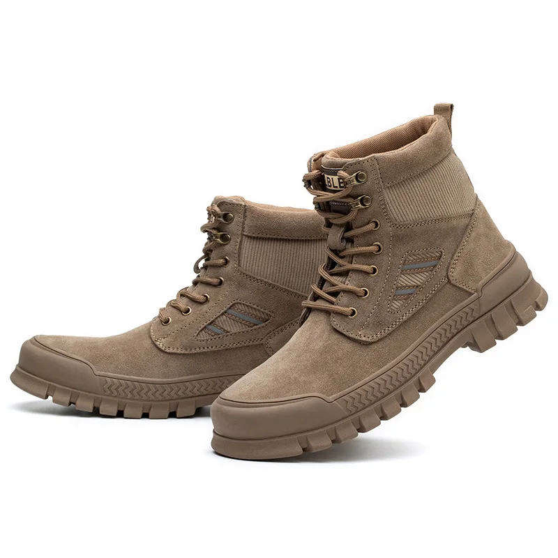 High quality black Leather Safety Shoes Industrial Cheap Work Shoes Security Shoes Steel toe