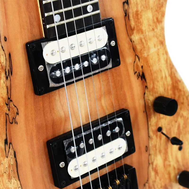 Wholesale Acoustic Electric Headless Guitar 24 frets headless Multiscale guitar Best Headless Electric Silent Travel Guitar