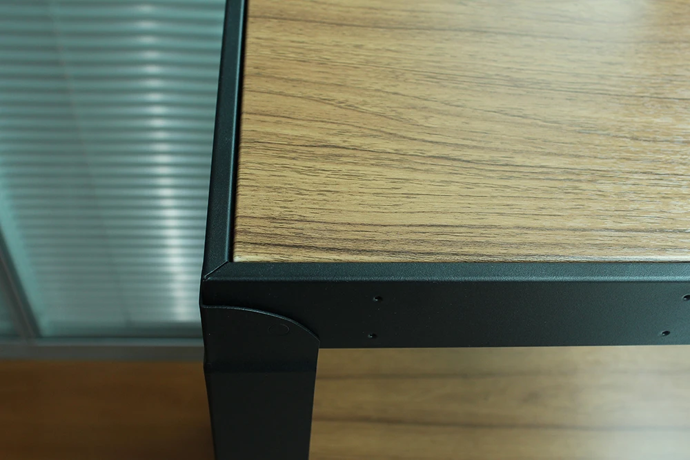 Modern Adjustable Height Rolling Metal Wood Computer Cart office metal  trolley