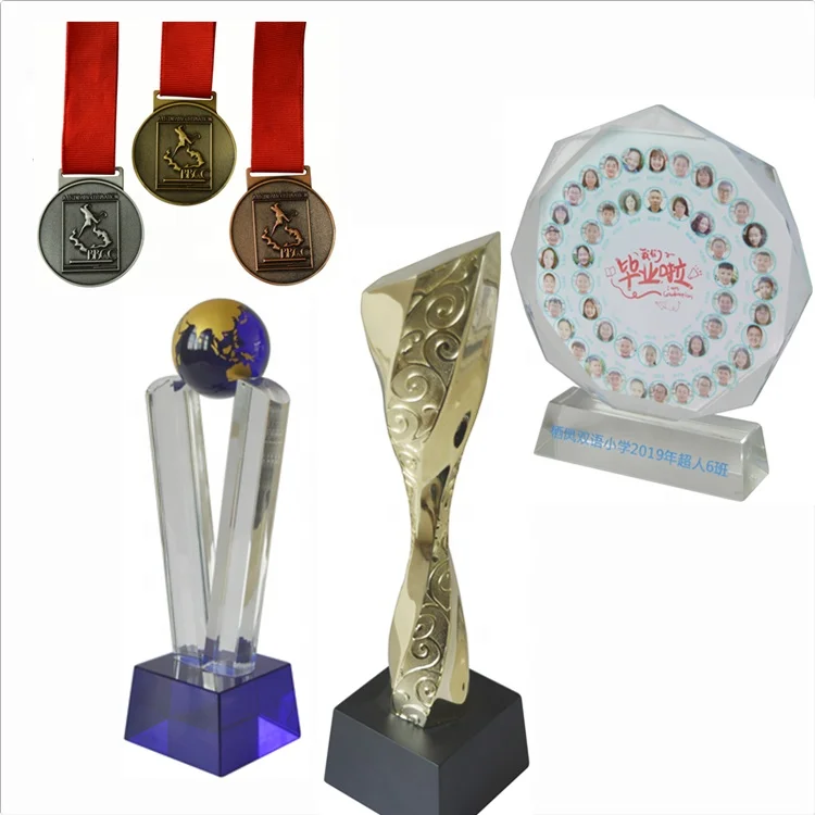 top quality manufacturer wholesale award custom made marathon sports medals and trophies