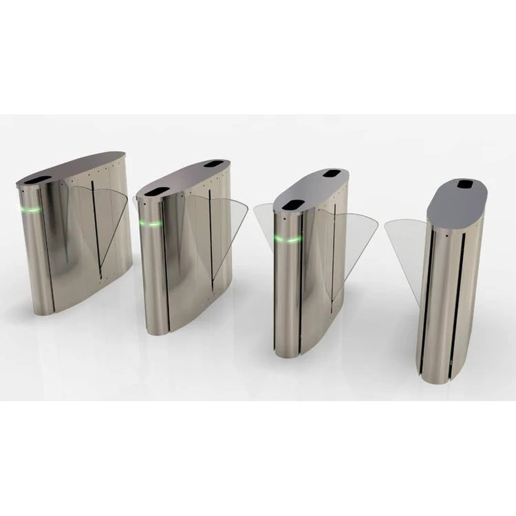 China Manufacturer Flap Barrier Gate Access Control Flap Barrier Gate  with RFID For Gym