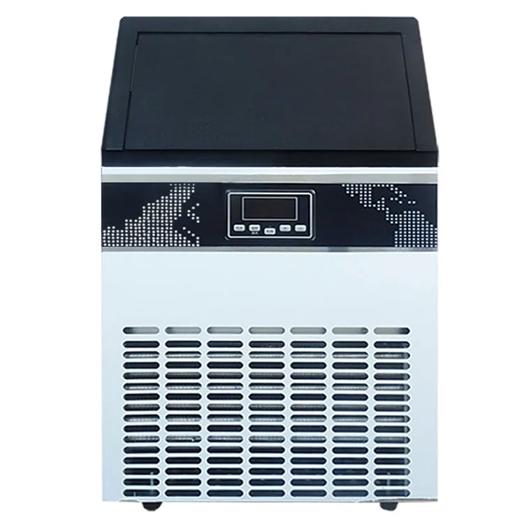 Commercial ice cube machine milk tea shop ice machine Hotel supermarket bar large split dry ice tube machine