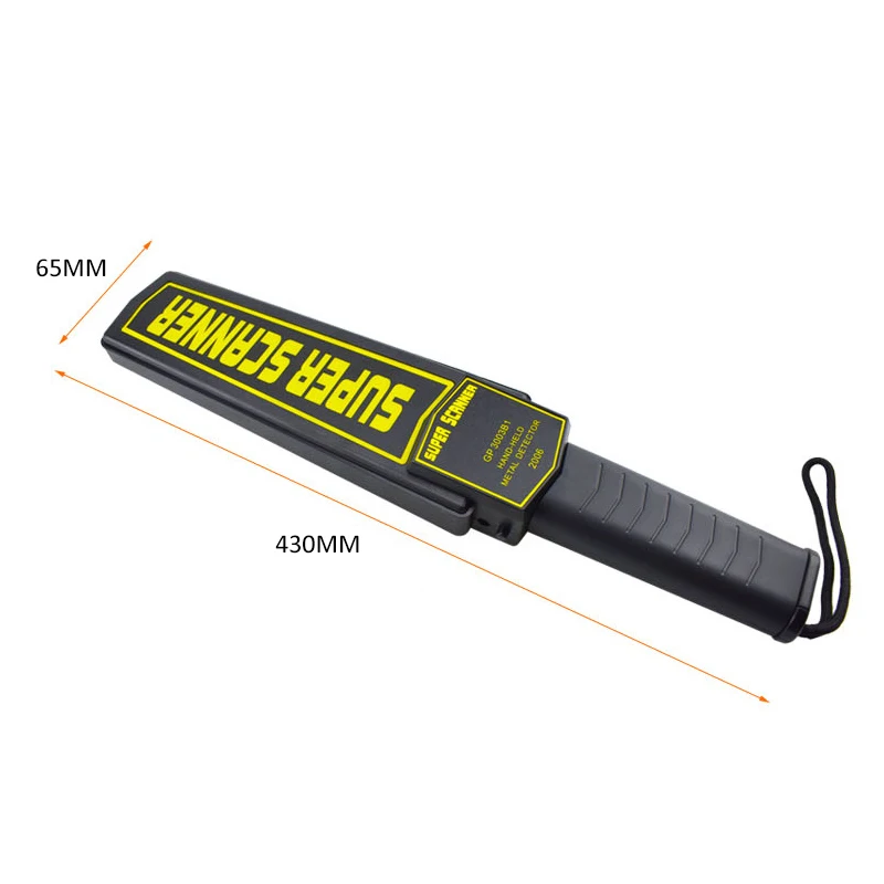 GP-3003B1 Security Wand Handy Scanner Full Body Hand Held Security Metal Detector