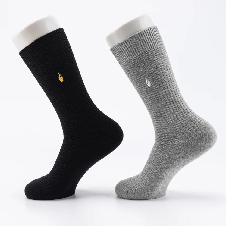 cotton and hemp custom no logo golf designer socks with embroidery logo for adults