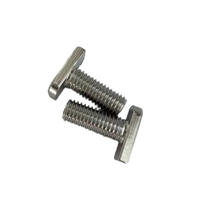 M8 M10 Square Hammer Head T Shaped Stainless Steel Bolt Solar Mounting T-Bolt