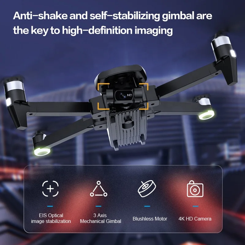B6SE складной Дрон с дистанционным управлением Профессиональный радиоуправляемый GPS HD 4K Pro с камерой Дрон