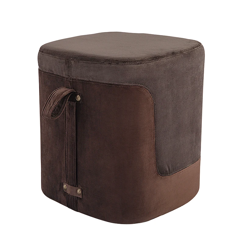 USA warehouse drop drop shipping Velvet Dressing Stool Chinese style Luxury  bench Ottoman Creative Pouf home Furniture