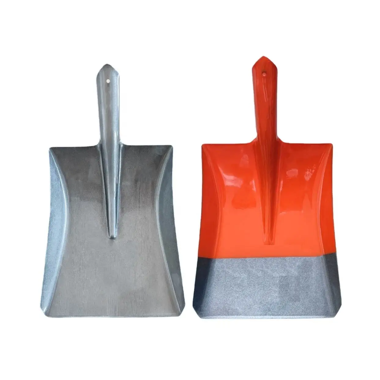 Steel shovel thickened garden wooden handle tree planting shovel outdoor pointed square head coal farmer shovel