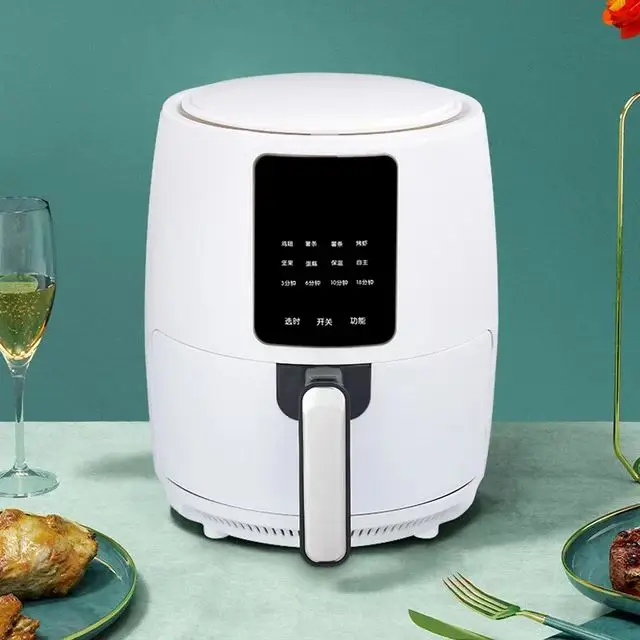 2022 White Oem Oil Free Oven With Steam Funtion 6l 6.5l Visible Glass Door Outdoor Air Fryer Grill For Kitchen Cooking