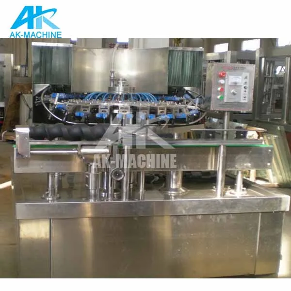 PET Bottle Automatic Washing Filling And Capping Machine / QS-12 Mineral Water Filling Production Line
