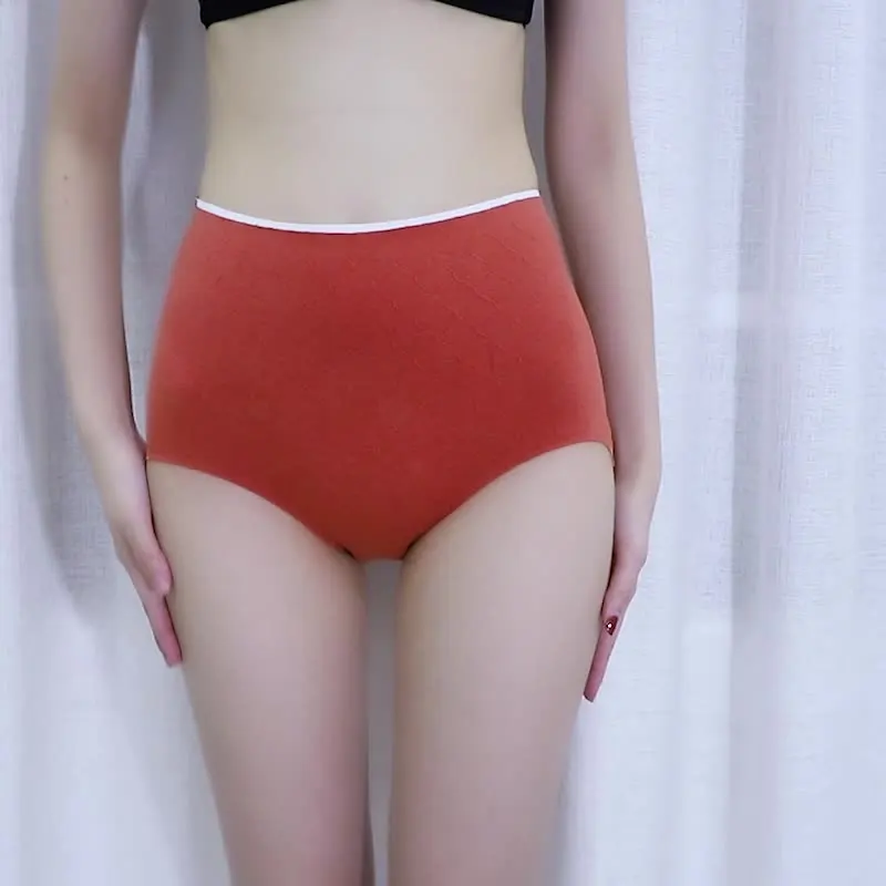 Mid-high-waist hip-lifting panties seamless underwear ladies briefs factory wholesale