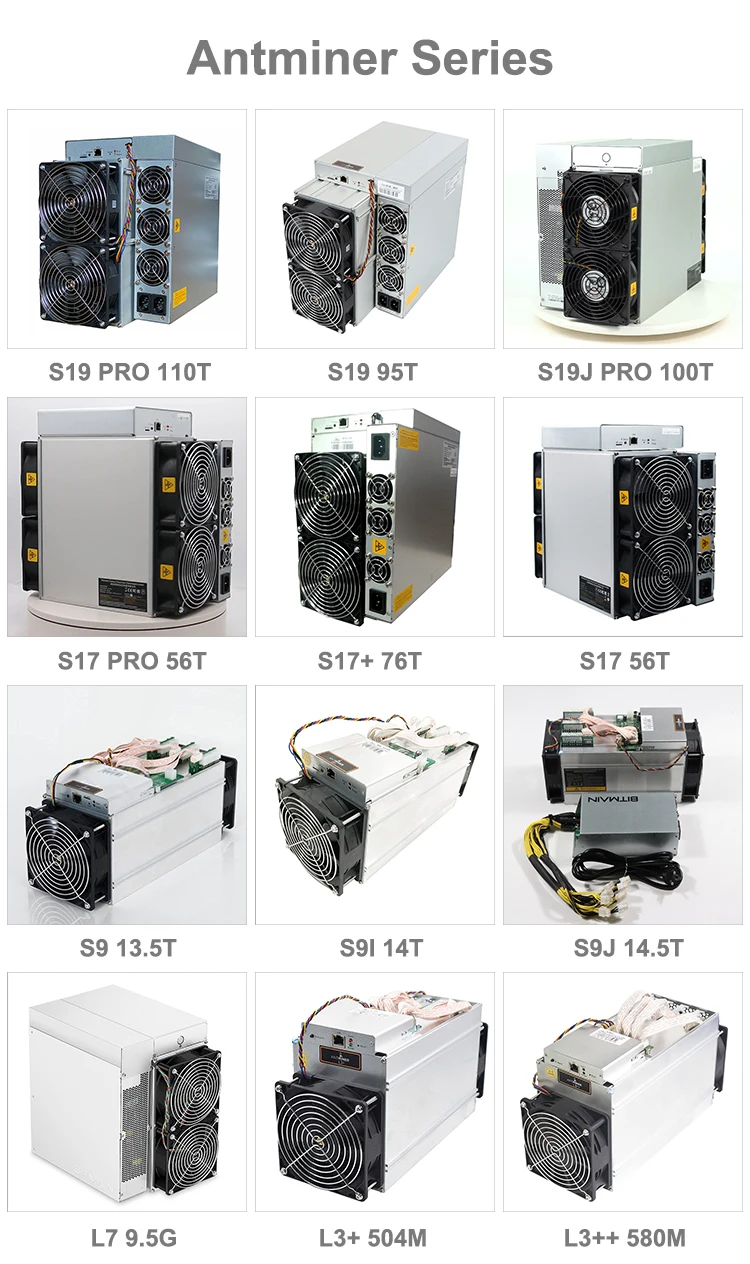 High profit new original and used second hand Aisc Blockchain Bitcoin miner 2920W 73t 73th 73th/s Bitmain Antminer S17+