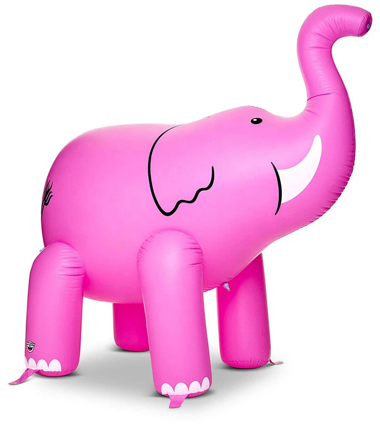 Экологичные ПВХ надувные игрушки-спринклеры со слоном