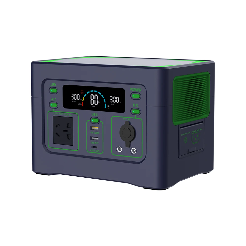 YABO  wholesale outdoor exceptional reliability 288wh power station lifepo4 portable power station solar generator 300w